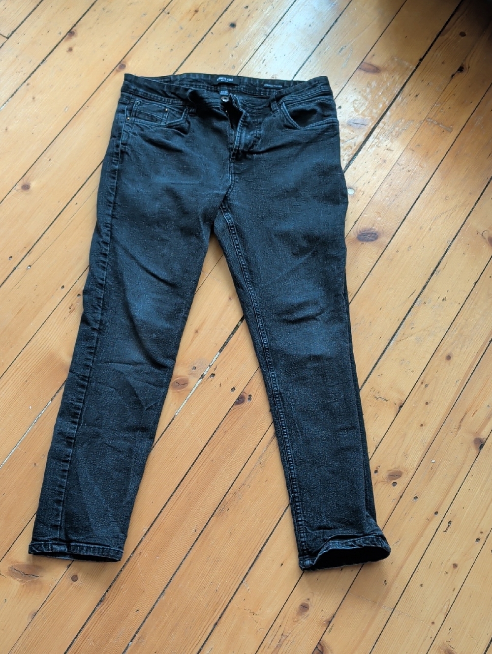 Men's Kenneth Cole Black Jeans, 34